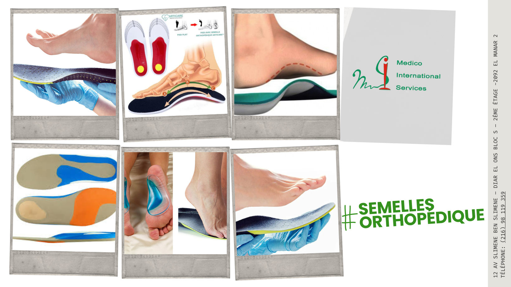 Semelles Orthop dique Medico International Service